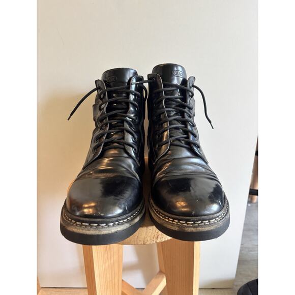 OAMC Over All Master Cloth Mara Chunky Leather Ankle Boot Vibram Sole Men’s 11 - Picture 3 of 11